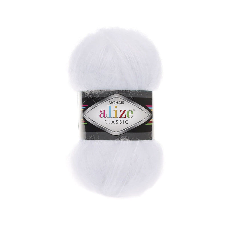 Alize Mohair Classico Alize Mohair / Bianco (55) 